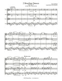 Milhaud 2 Brazilian Dances Flute/Oboe/Violin/Cello Quartet