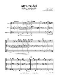 I Have A Little Dreidel Flute/Clarinet Trio