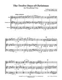 12 Days Of Christmas Flute/Clarinet/Bassoon Trio