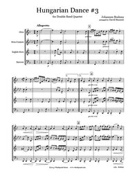 Brahms Hungarian Dance #3 Double Reed Quartet
