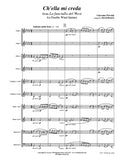 Puccini Ch'ella mi creda Double Wind Quintet