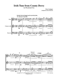 Grainger Irish Tune Flute/Clarinet/Bassoon Trio