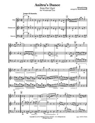 Grieg Anitra's Dance Flute/Clarinet/Bassoon Trio
