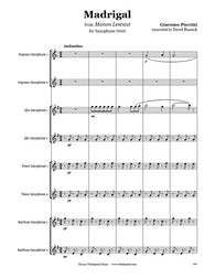 Puccini Madrigal Saxophone Octet