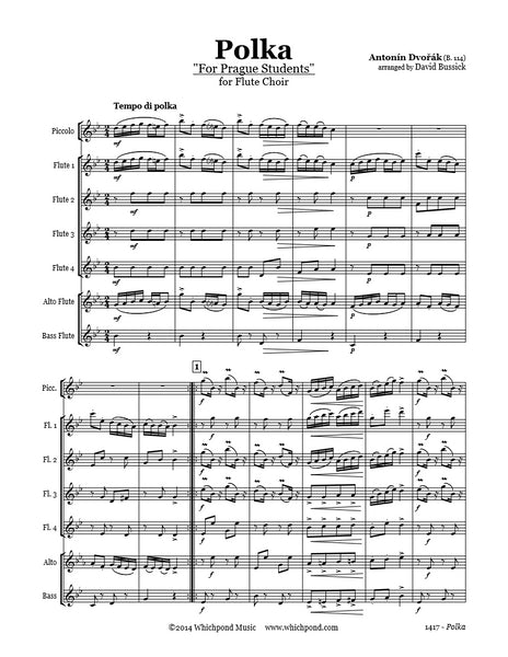 Dvořák Polka Flute Choir