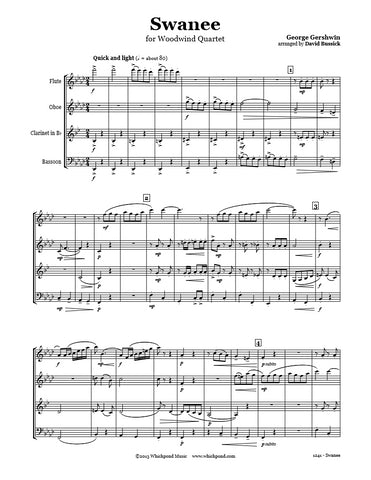 Gershwin Swanee Wind Quartet