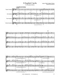 Vaughan Williams 8 English Carols Saxophone Quartet