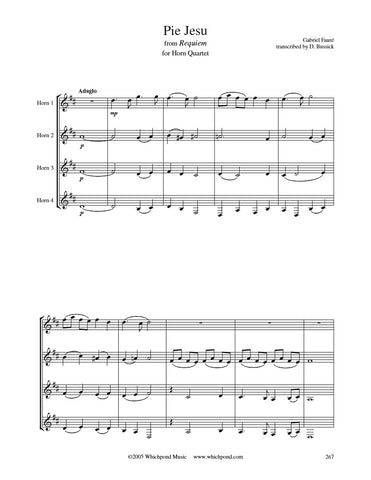 Fauré Pie Jesu Horn Quartet