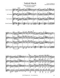 Beethoven Turkish March Saxophone Quartet