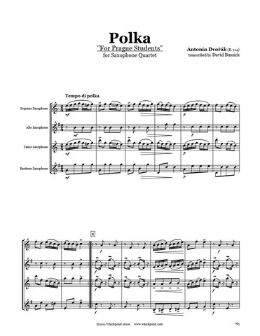 Dvořák Polka Saxophone Quartet