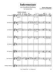 Mascagni Intermezzo Clarinet Choir