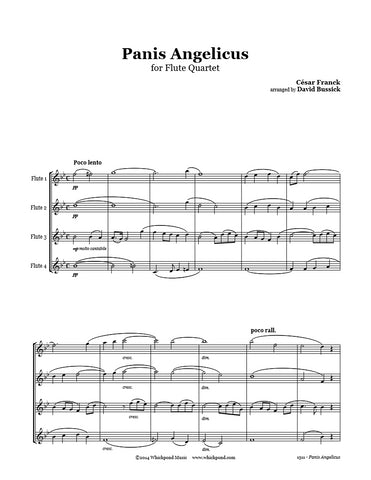 Franck Panis Angelicus Flute Quartet