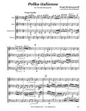 Rachmaninov Polka Italienne Wind Quartet