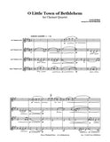 O Little Town of Bethlehem Clarinet Quartet