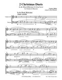 Holst 2 Christmas Duets Clarinet/Bassoon Duet