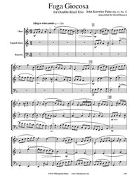 Paine Fuga Giocosa Oboe/English Horn/Bassoon Trio