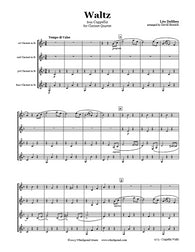 Delibes Coppélia Waltz Clarinet Quartet