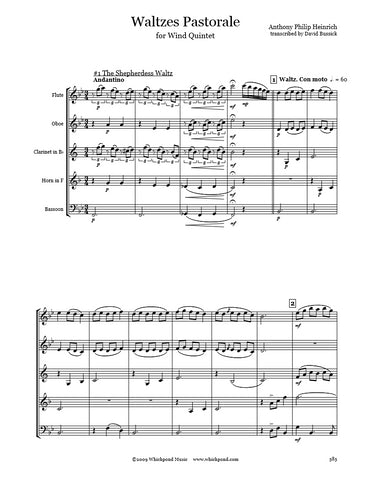 Heinrich Waltzes Pastorale Wind Quintet