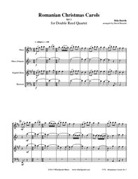 Bartók Romanian Christmas Carols Set #1 Double Reed Quartet