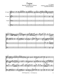 Handel/Beethoven Fugue Brass Quartet