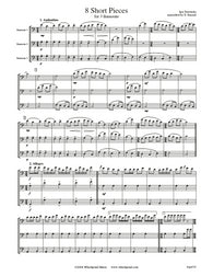 Stravinsky 8 Short Pieces Bassoon Trio