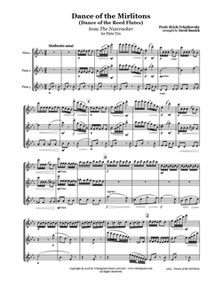 Nutcracker Dance of the Mirlitons Flute Trio