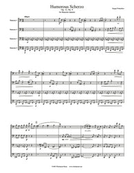 Prokofiev Humorous Scherzo Bassoon Quartet