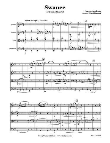 Gershwin Swanee String Quartet