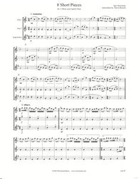 Stravinsky 8 Short Pieces Oboe/English Horn Trio