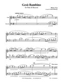 Gesu Bambino Flute/Bassoon Duet