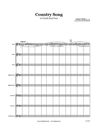 Holst Country Song Double Reed Octet