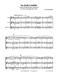 In Dulci Jubilo Oboe/English Horn Trio