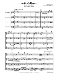Grieg Anitra's Dance Clarinet Quartet