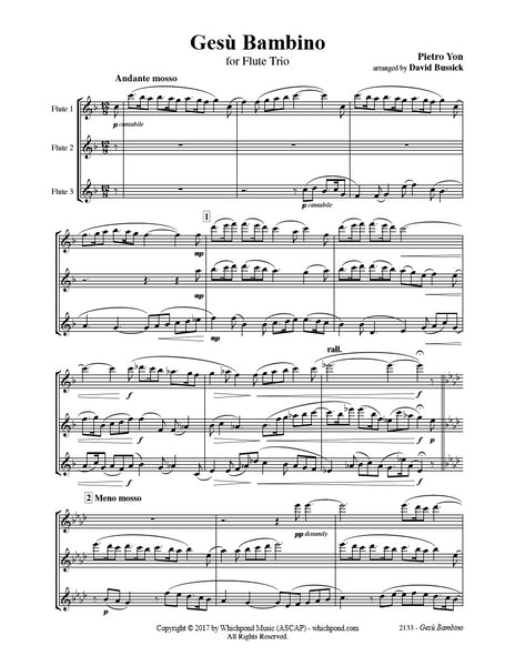 Gesu Bambino Flute Trio