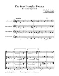 Star Spangled Banner Clarinet Quartet