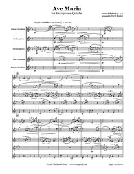 Schubert Ave Maria Saxophone Quintet