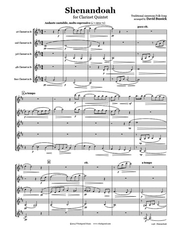 Shenandoah Clarinet Quintet