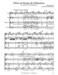 Ravel Habanera Wind Quartet