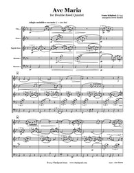 Schubert Ave Maria Double Reed Quintet