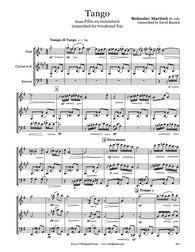 Martinů Tango Flute/Clarinet/Bassoon Trio