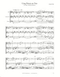 Ibert Cinq Pièces Oboe/Clarinet/Bassoon Trio