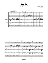 Poulenc Waltz Wind Quintet