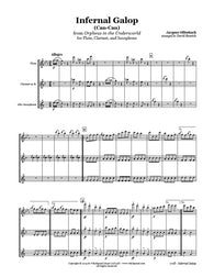 Offenbach Can-Can Flute/Clarinet/Sax Trio